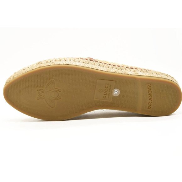Gucci Adela GG Raffia Espadrilles EU 38 - Picture 13 of 15